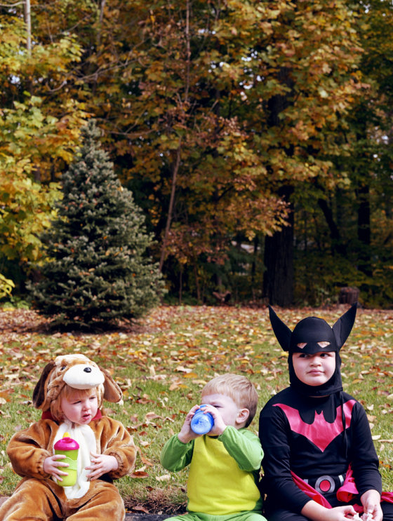 Skip full face masks for the tots, which can make it difficult for them to see and breathe comfortably.