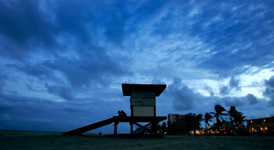 Tropical Storm Gamma Approaches South Florida