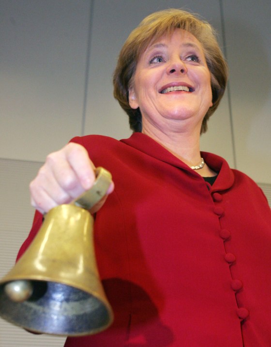 Designated German Chancellor Angela Merk