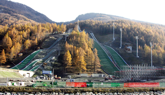 To accompany feature SPORT-OLYMPICS-ENVIRONMENT