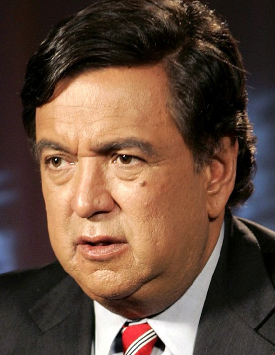 New Mexico Governor Bill Richardson reacts to a question during an interview at Reuters in New York