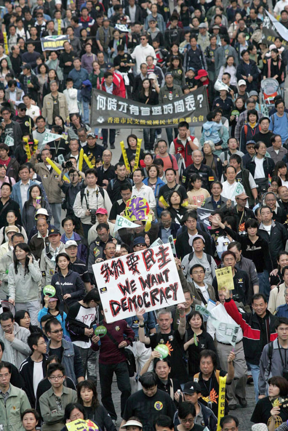 CHINA HONG KONG PROTEST