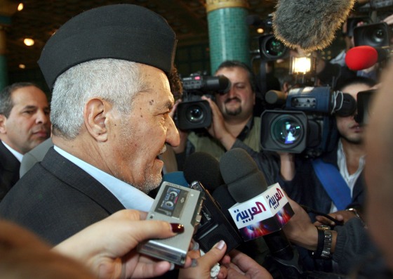 U.S. officials view Adnan al-Dulaimi, seen in November, as a possible intermediary between political and religious groups in Iraq.