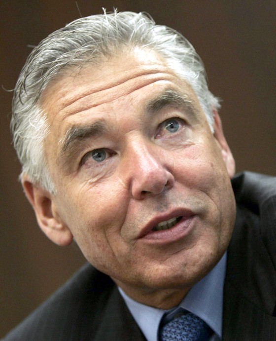 Nestle Chairman and CEO Brabeck talks to Reuters in Vevey