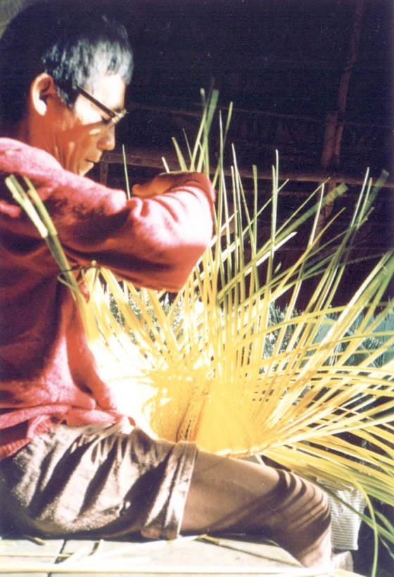A Mundurukú villager in a remote region of the Amazon weaves a basket — a task illustrating that knowledge of geometry is spontaneously imposed upon many of the acts of everyday life.