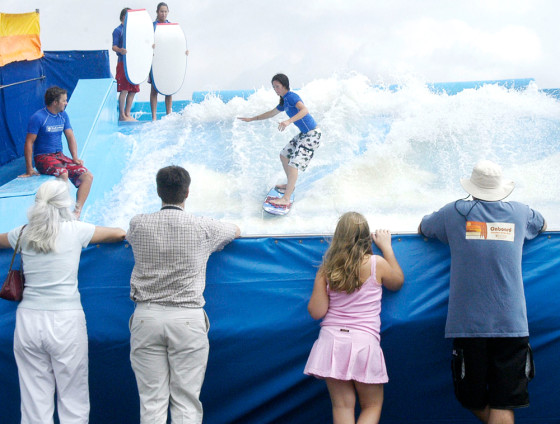 FIRST-EVER SHIPBOARD SURF PARK