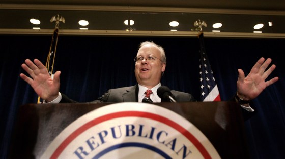 White House deputy chief of staff Rove speaks at Republican Party meeting in Washington