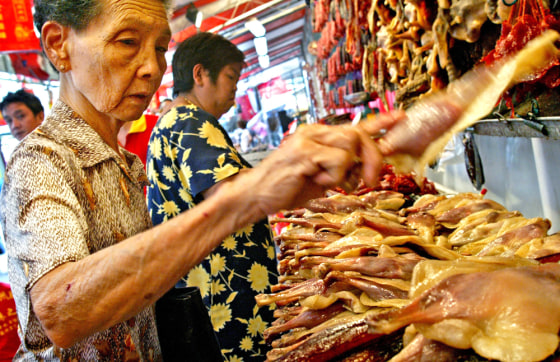 CUSTOMERS WAXED POULTRY