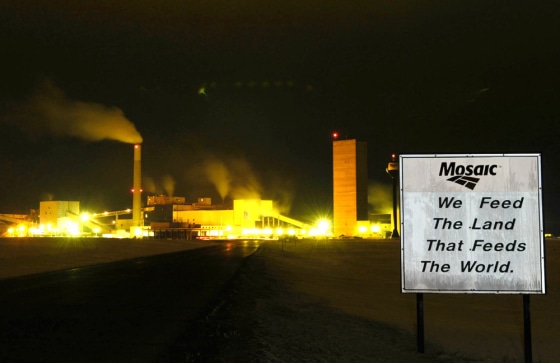The K2 Potash Mine site near Esterhazy, Saskatchewan, where miners were trapped.
