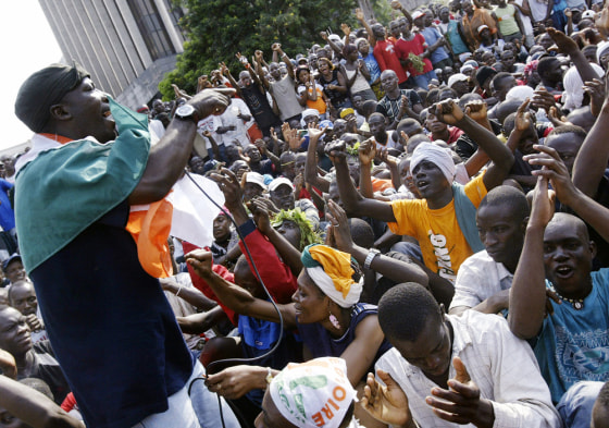 Charles Ble Goude, leader of the Young P