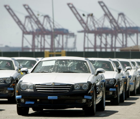 American consumers continued their love affair with all things foreign, pushing imports of cars, foreign food products and other consumer goods to all-time highs in 2005.