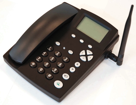 This is a cell phone? Yep. CSI Wireless has designed "fixed wireless" phones for those who like desk phones but want to dump their wired phone service.