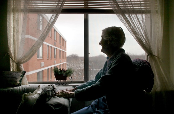 Evelyn Flax, age 85 and a recent widow, has lived in Arlington County, Va., since 1974 and at Culpepper Garden, a low-income building for seniors, since 1990.