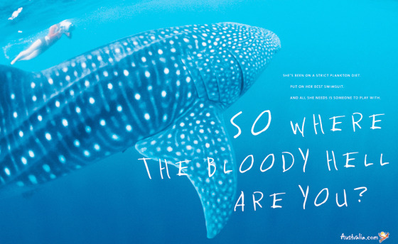 Handout photo of Tourism Australia's latest advertising campaign