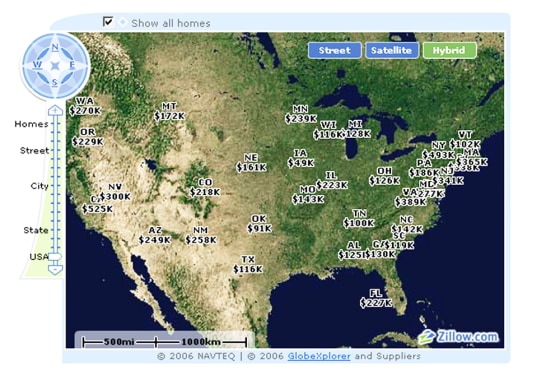 Zillow is a free service funded through advertisements from local suppliers and is completely independent from real estate agents.