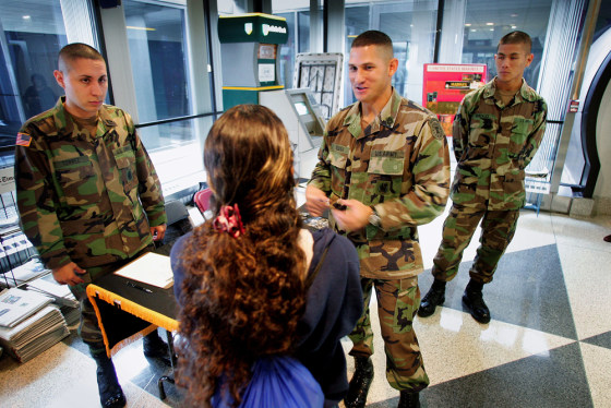 U.S. Army Attempts To Shore Up Recruiting Numbers