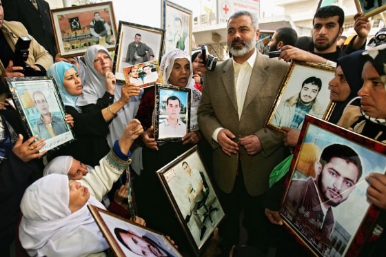 Relatives Of Palestinian Prisoners Held In Israel Stage Weekly Protest