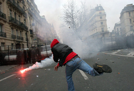 France Student Clashes
