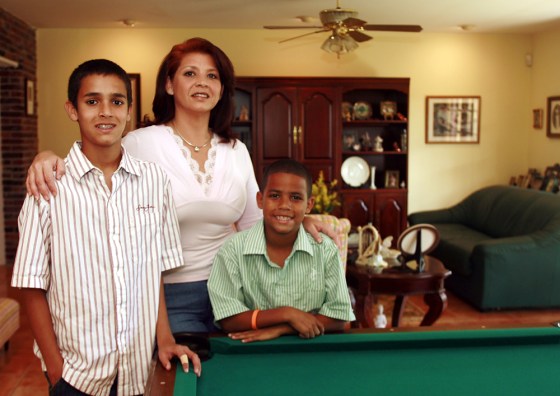 GINA GARZON, NICHOLAS AND CHRISTOPHER