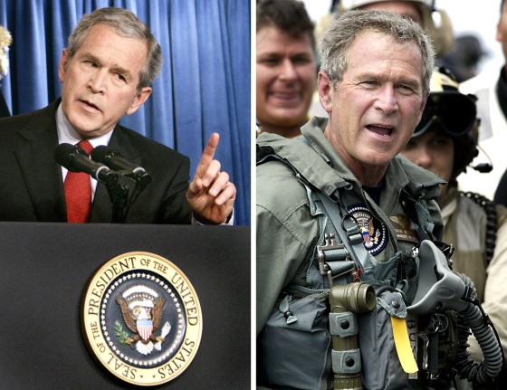 The commander-in-chief on the global battlements.