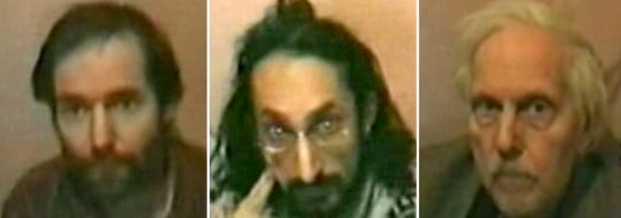 Three hostages held captive in Iraq for four months, Canadians James Loney and Harmeet Singh Sooden (left and center), and Briton Norman Kember, were freed Thursday.