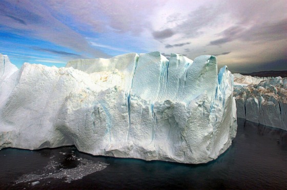 A section of the ice sheet covering much of Greenland is seen in this Aug. 17, 2005 file photo.