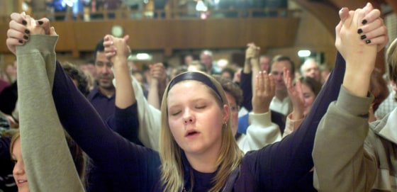 Chelsea Sledgeski religiously attends youth mass followed by a youth meeting every Sunday at Our Lady of the Fields Church in Millersville, Md.