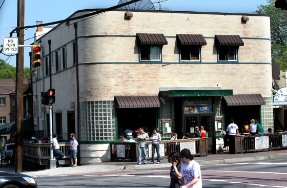 The Cornerstone Grill and Loft in College Park, Md., where some University of Maryland faculty members organized a silent protest Saturday night.