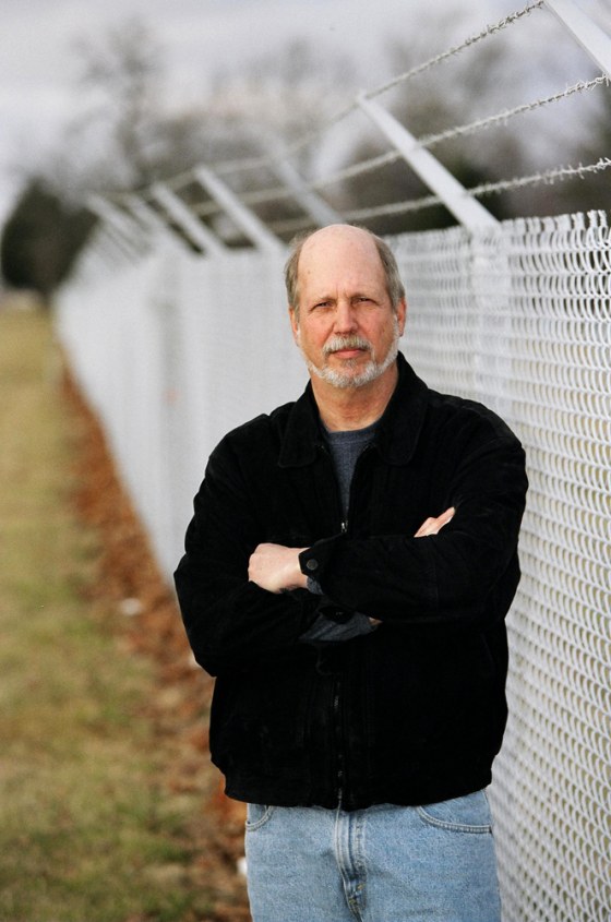 Activist Craig Williams stands outside the Bluegrass Army Depot in Berea, Ky., where he fought plans to incinerate chemical weapons.