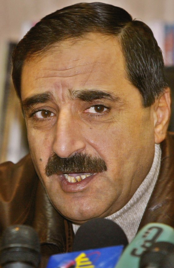 File photo of  Palestinian preventive security chief Rashid Abu Shbak