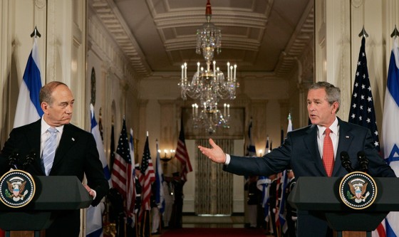 Bush Meets With Israeli Prime Minister At White House