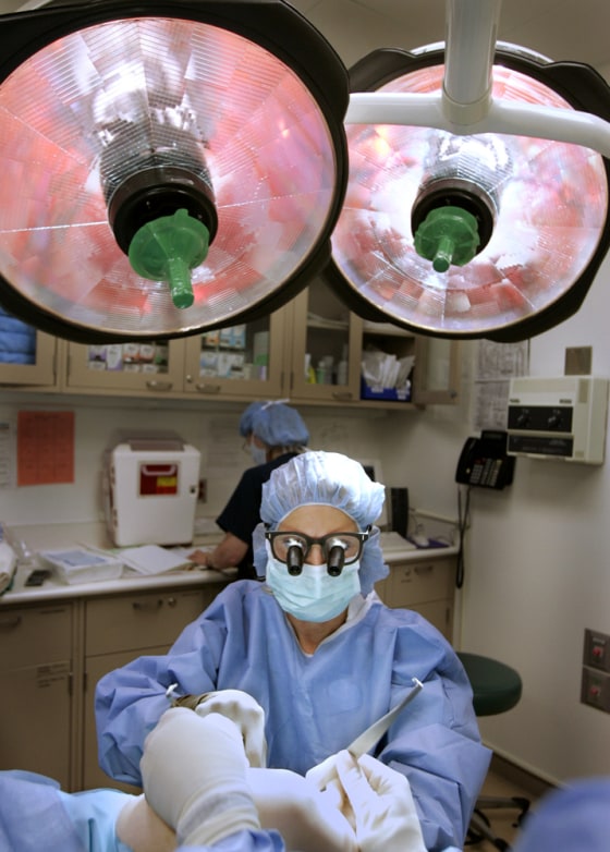 According to government data, the mean annual salary for America's 55,390 surgeons is $181,850.