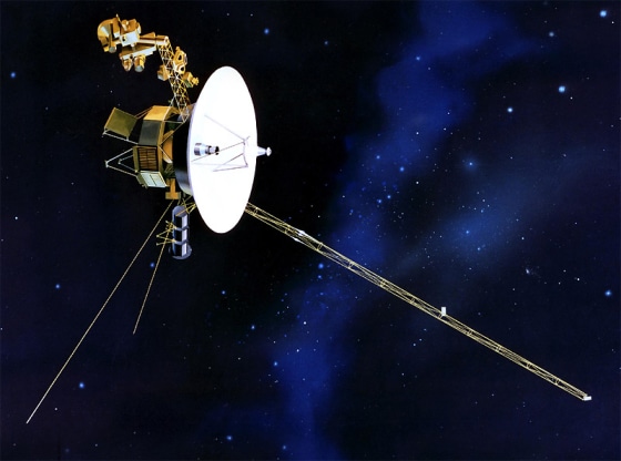 The Voyager 2 probe, shown in this artist's conception, is on course to pass beyond the outermost layer of our solar system earlier than expected, scientists say.