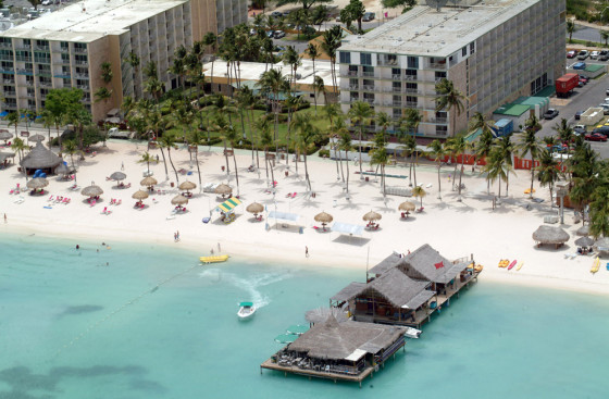 Aruba's Palm Beach.