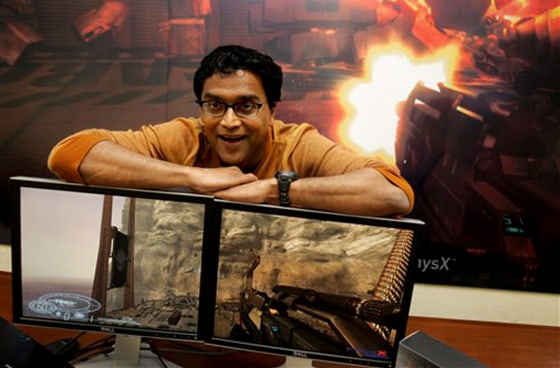 Manju Hedge, co-founder, chairman and CEO of Ageia, makers of the PhysX processor.