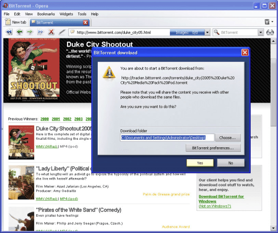 New Opera 9 Web browser includes BitTorrent as well as other new features.