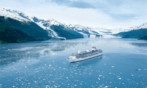 Princess Cruise's Coral Princess in Alaska.