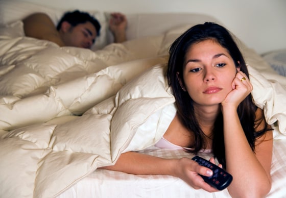 Young Woman with Insomnia