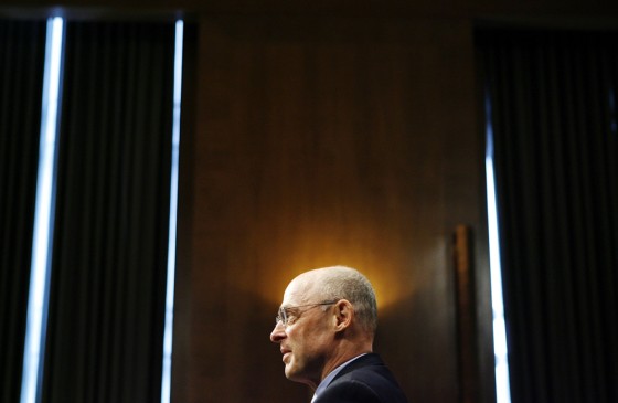 Senate Holds Confirmation Hearing For Treasury Nominee Henry Paulson