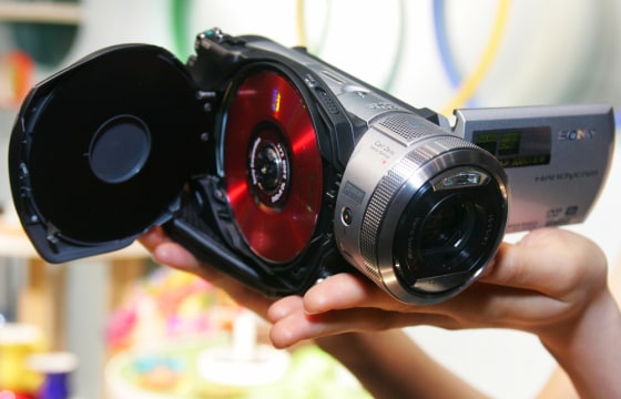 Sony unveils new video camera HDR-UX1 in Tokyo