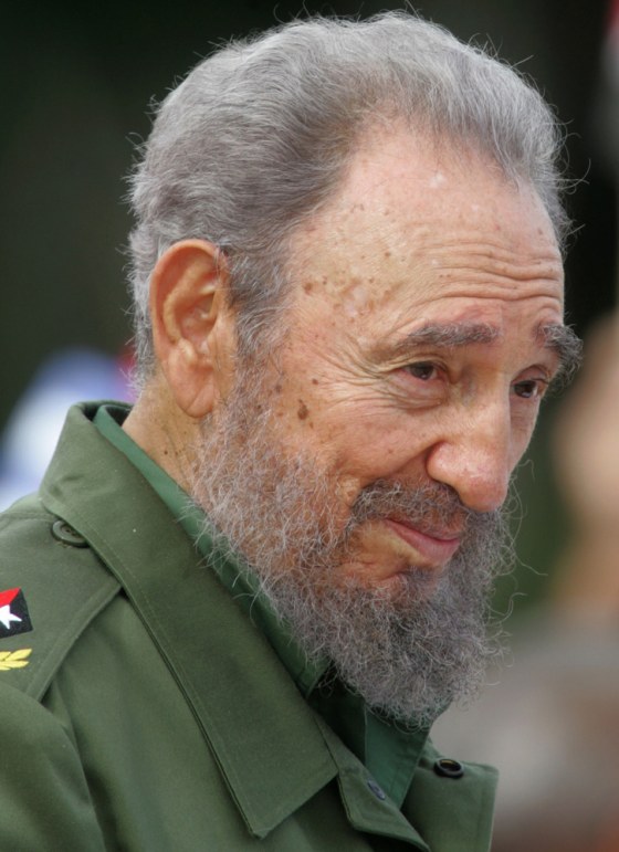 Cuba's President Castro addresses crowd during 53th anniversary of Moncada barracks attack in Bayamo