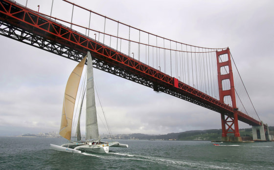 French skipper Olivier de Kersauson and