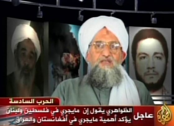 Ayman al-Zawahri, considered Al-Qaida's No. 2, weighed in on the conflict in Israel and Lebanon in a message aired Thursday.