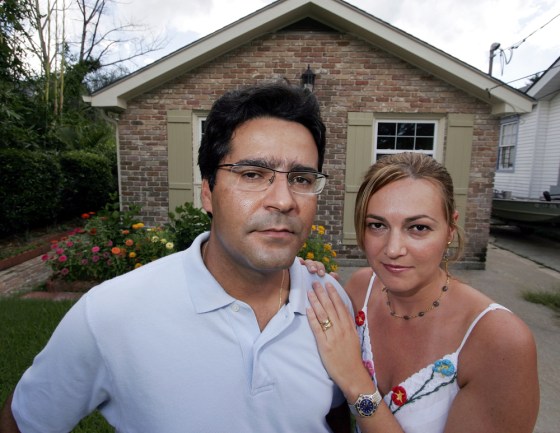 Claudiney Pereira and his wife Adriana Pereira recently tried to buy this house in New Orleans. But the deal was stopped by the high cost of insurance.