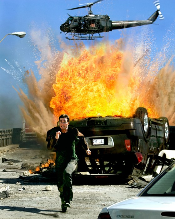 Movie star Tom Cruise was unable to stay out of the blast zone this week when Paramount Pictures boss Sumner Redstone opened fire.