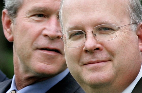 GEORGE W. BUSH, KARL ROVE