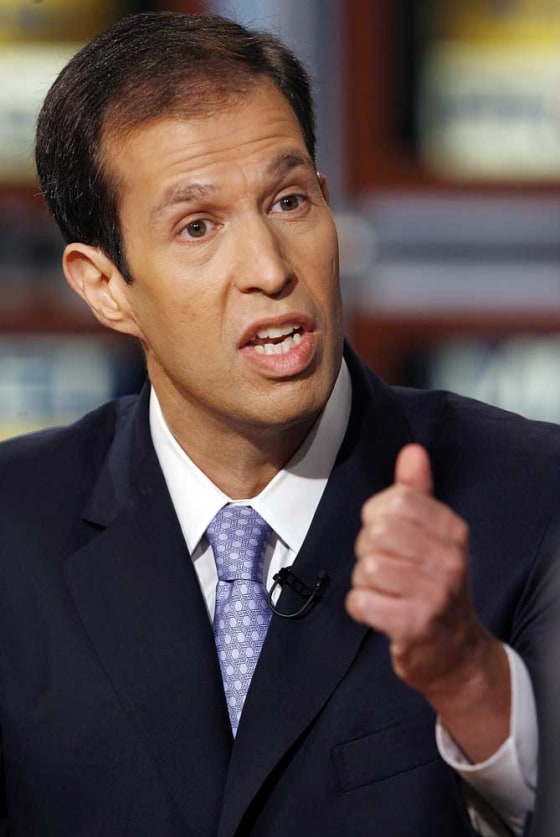 WASHINGTON- AUGUST 13: Republican National Committee Chairman Ken Mehlman is interviewed during a taping of \"Meet the Press\" at the NBC studios August 13, 2006 in Washington, DC. Mehlman discussed the upcoming fall elections and the defeat of Sen. Joseph Lieberman (D-CT) in the Connecticut Democratic primary last week.