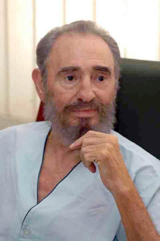 A photo released Tuesday shows Cuban leader Fidel Castro recovering from surgery in a hospital in Havana.