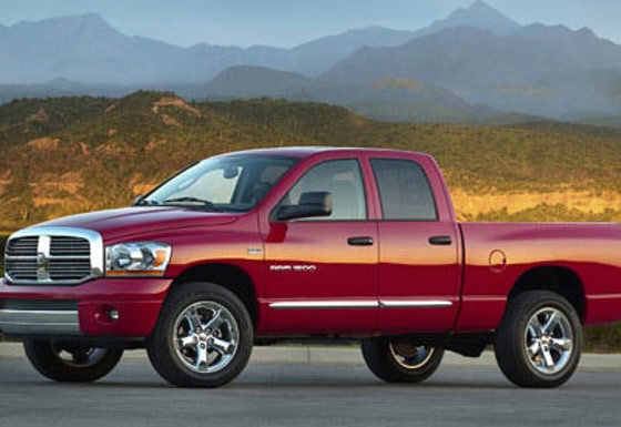 Heavy bodies and gas-guzzling engines have not diminished the popularity of pickups like DaimlerChrysler's Dodge Ram, which is No. 6 on the list of 2006 top sellers.