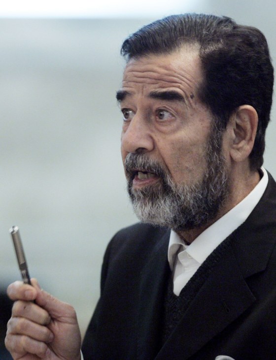 Trial Resumes For Saddam Hussein